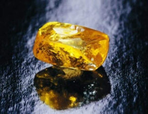yellow colored diamond