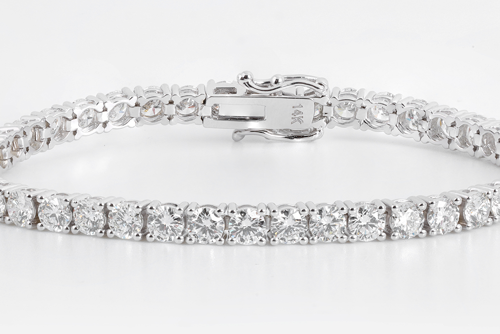 14k diamond bracelet