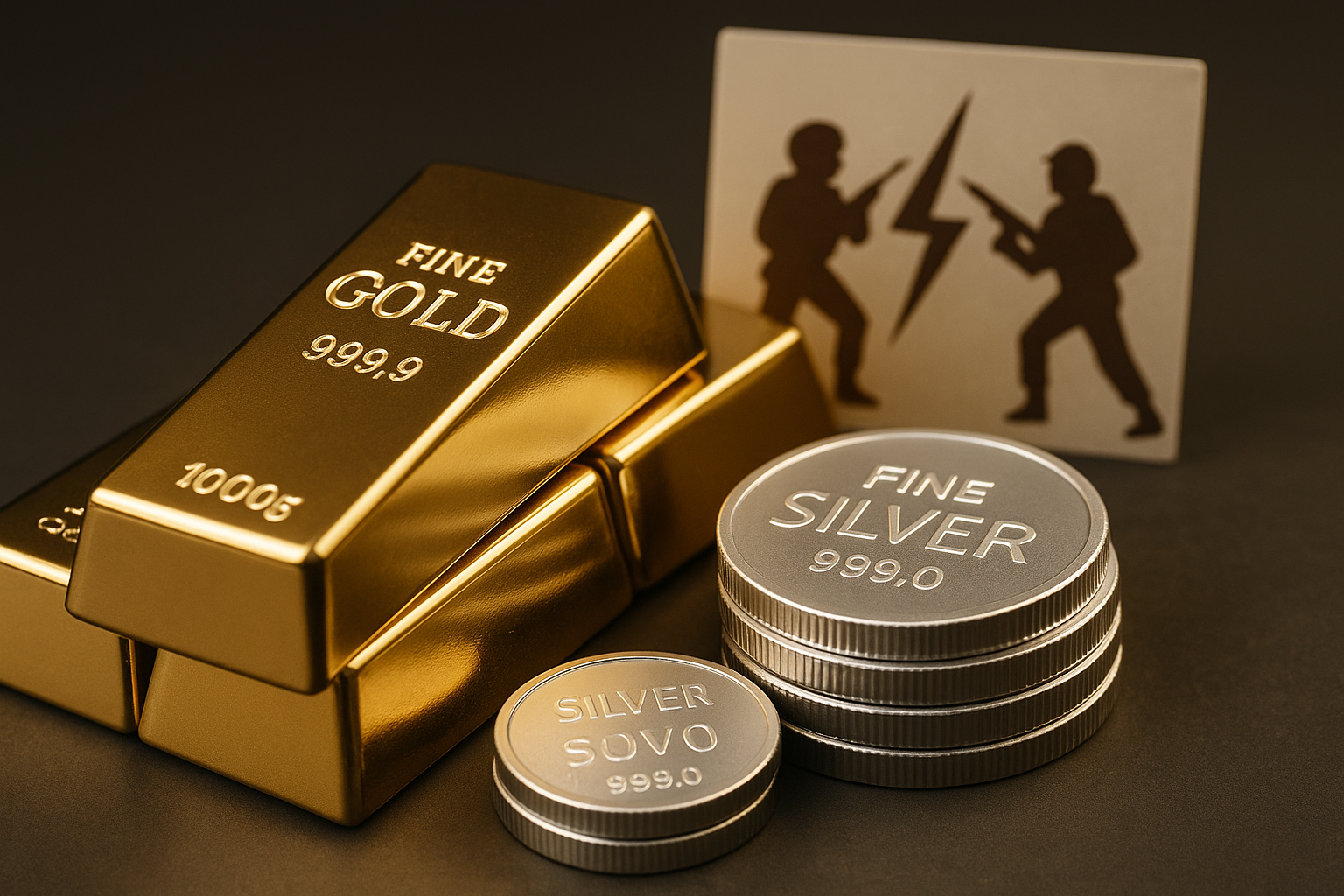 safe haven demand gold and silver prices