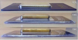 Fake bullion.
